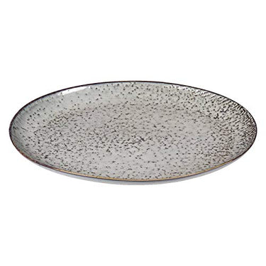 Broste Copenhagen 14531057 Speiseplatte, Steingut, Blau-grau im Sale